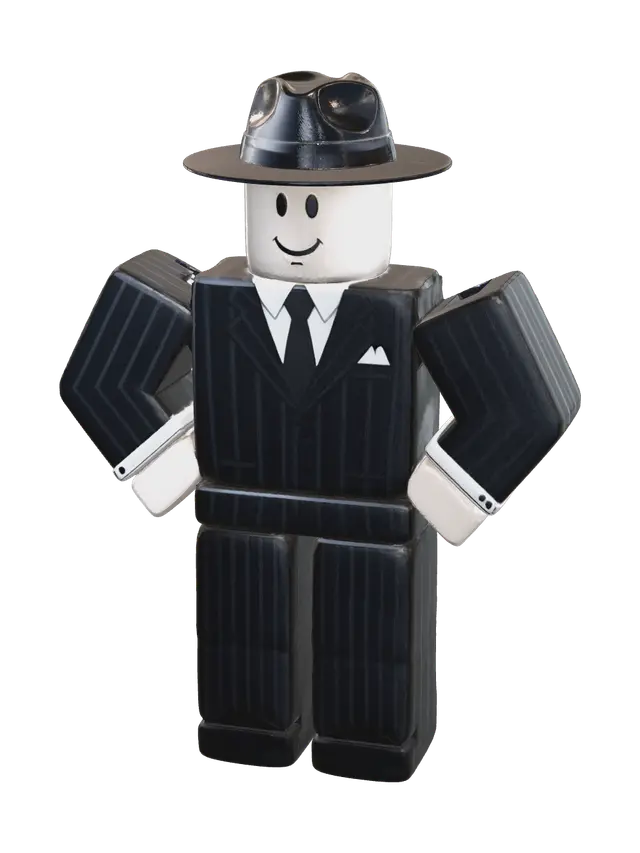 Mafioso Forsaken 3D model, vytvořený pomocí AI