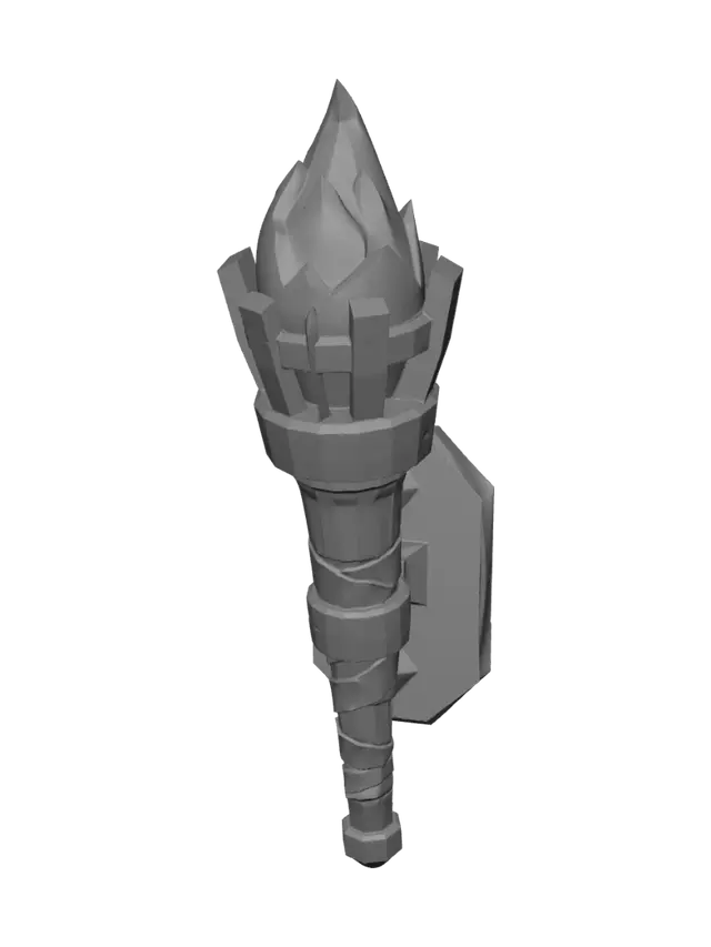 3D model for Emberbound Torch
