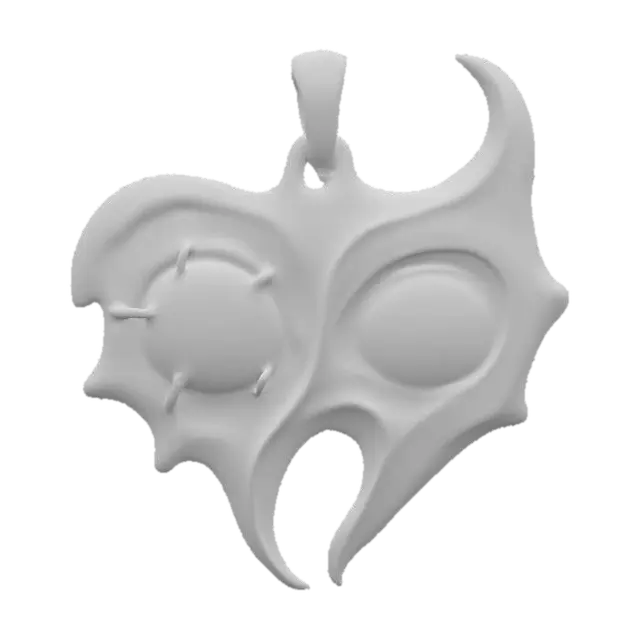 3D model for Infernal Heart Pendant