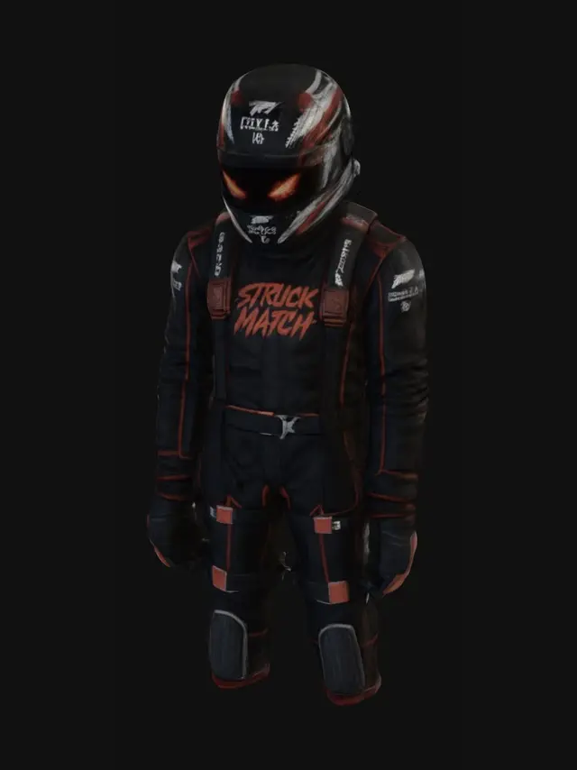 3D model for Struck Match