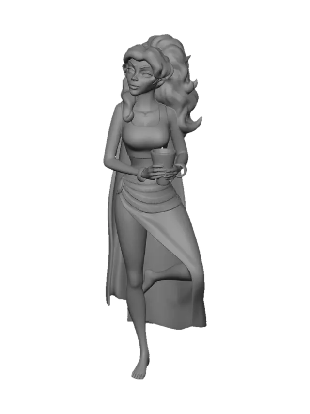 3D model for Crimson Diva at the Bar
