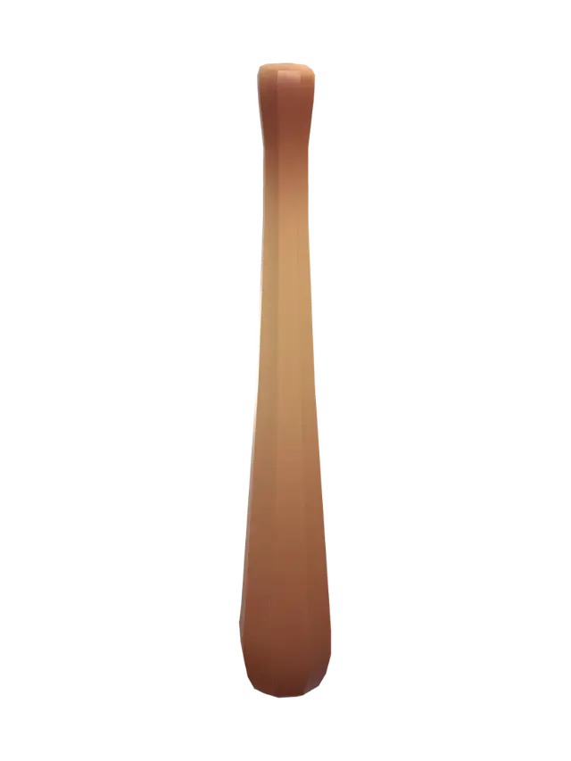 Slender wooden baton - Stick 3D model, vytvořený pomocí AI