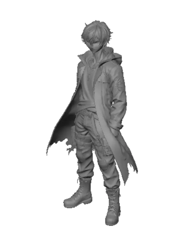 3D model for Crimson Wasteland Warrior
