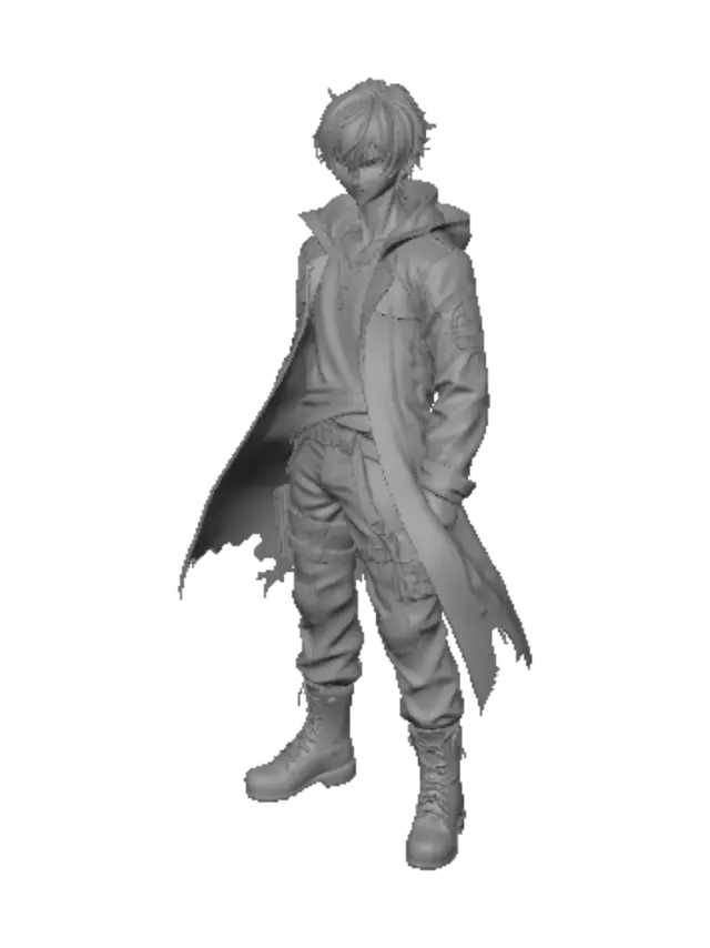 3D model for Crimson Wasteland Warrior