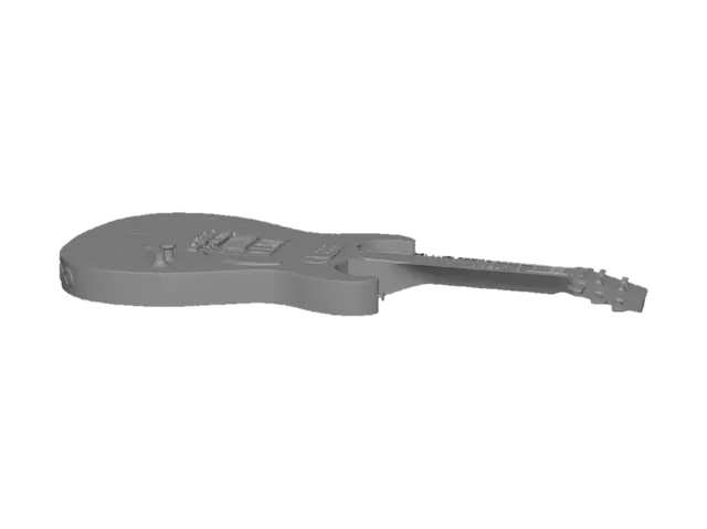 3D model for A complex looking guitar
