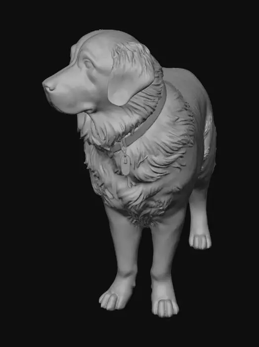 3D model for Gentle Golden Dawn