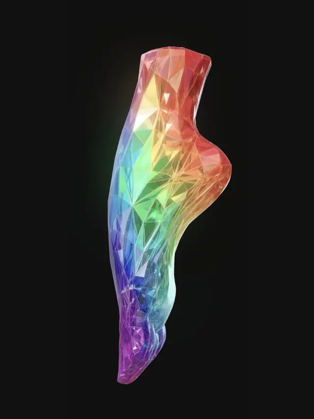3D model for Prismatic Rainbow Leg