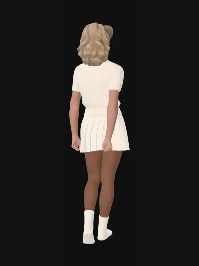 3D model for Elegance in White