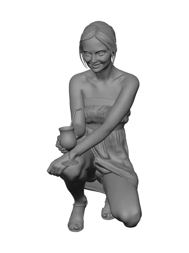 3D model for Milkshake on the Balcony