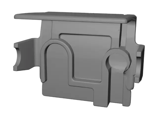 3D model for U-Shape Template on Purple Binder