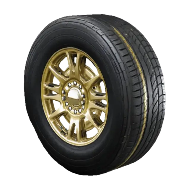 15 inch radius steel belted all season tire for suv all season radial sport rim gold… 3D model, vytvořený pomocí AI