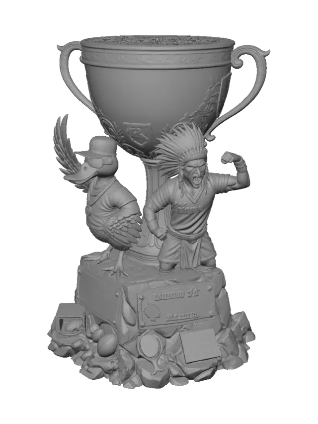 3D model for Copa Pichangosa de Campeones