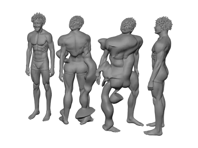 3D model for Lean Athletic Model Profile