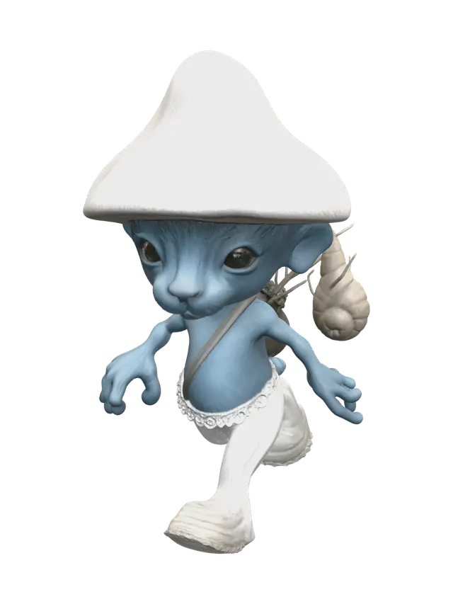 3D model for Smerf Cat