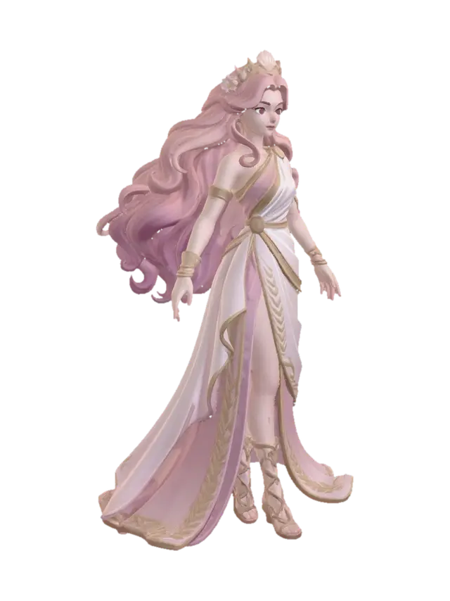 3D model for Queen of Petals