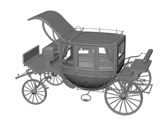 3D model for Realistic Horsedrawn