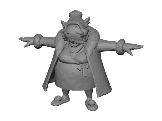 3D model for Duchess of the Pink Leopard