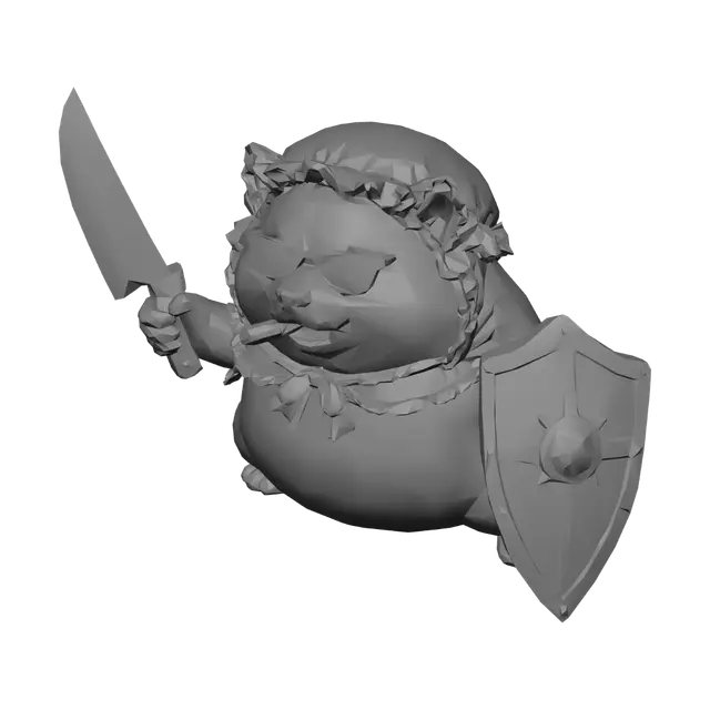 3D model for Shieldmaiden Shiba