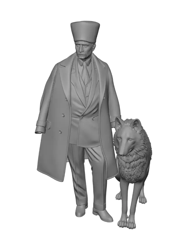 3D model for The Wolf and the Gentleman
