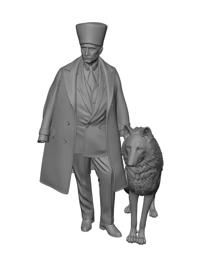 3D model for The Wolf and the Gentleman