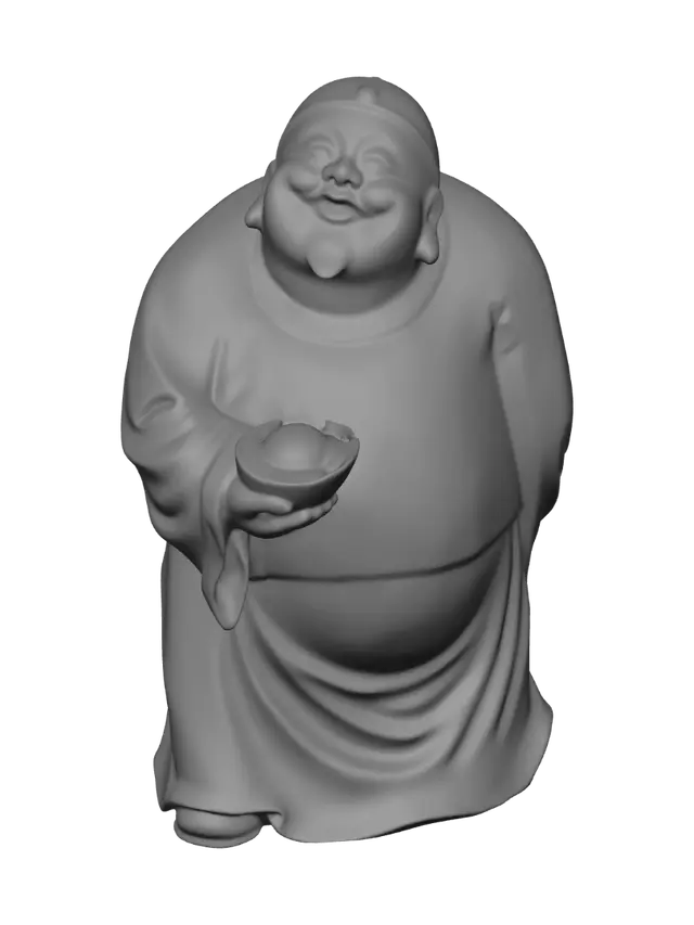 3D model for Laughing Buddha