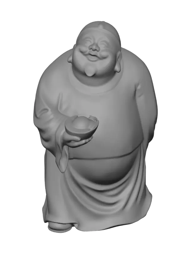3D model for Laughing Buddha