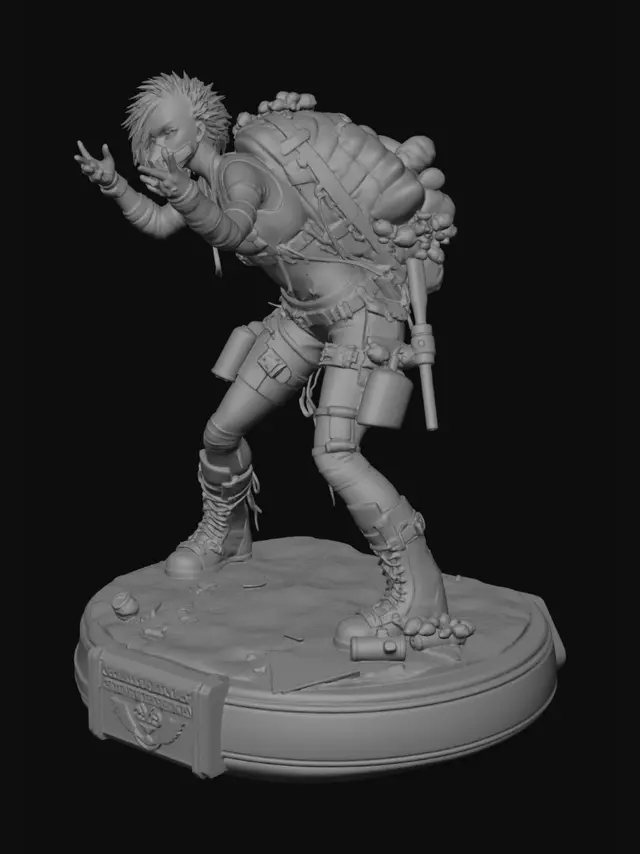 3D model for Extremis Malis Extrema Remedia