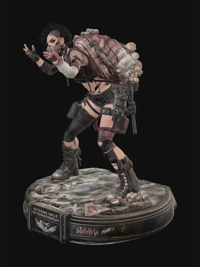 3D model for Extremis Malis Extrema Remedia