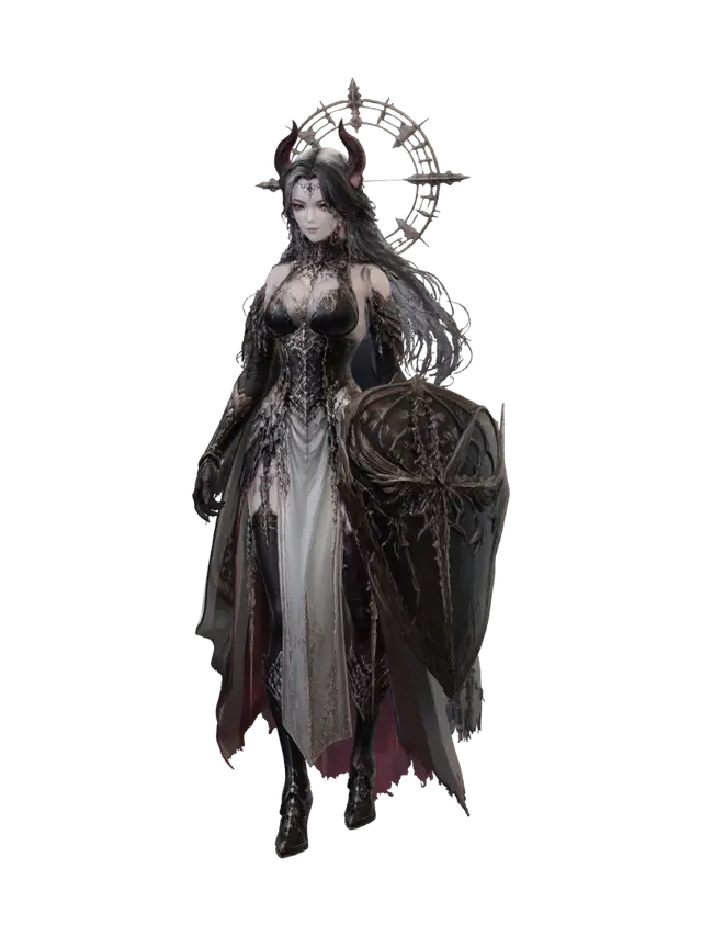 3D model for Crimson Halo of Shadows