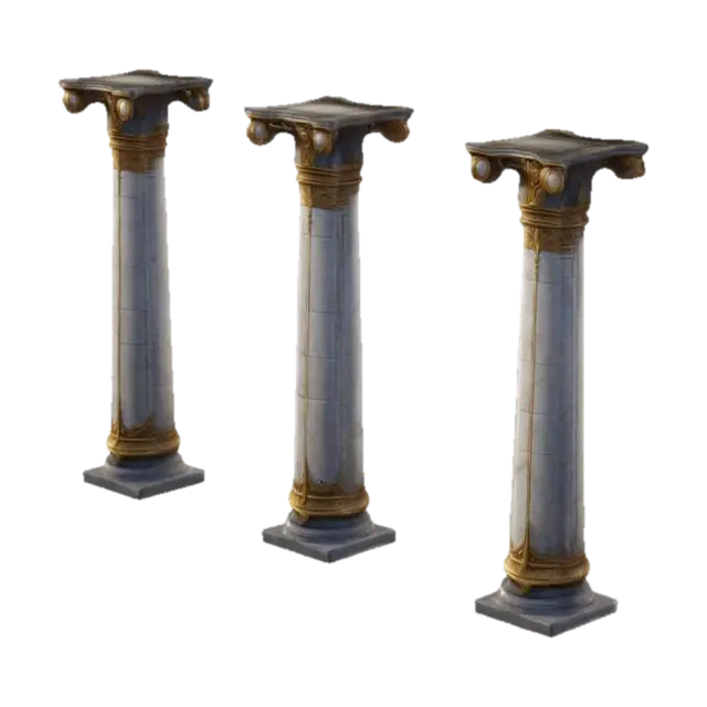 palace pilars Game Assets,Polished, Highly Detailed, Ultra Realistic 3D model, vytvořený pomocí AI