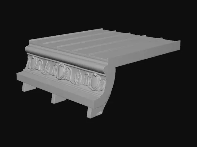 3D model for Ancient Copper Roof Fragment