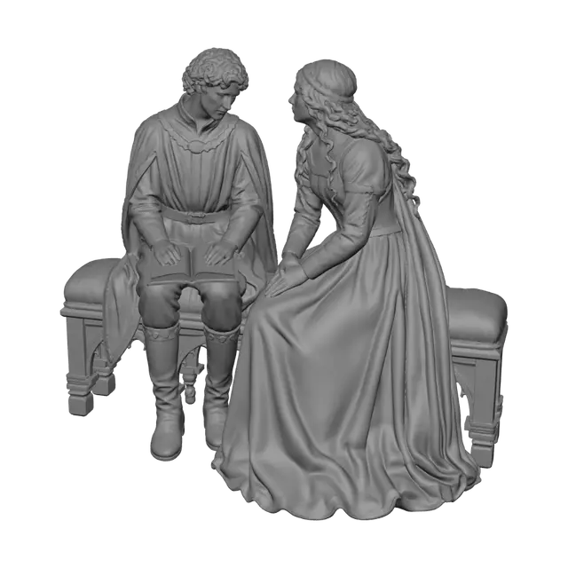 3D model for Courtly Conversation
