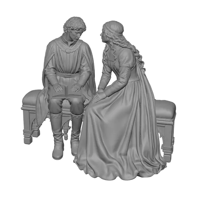 3D model for Courtly Conversation