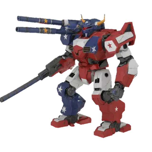 Desert Titan - Texas 3D model, vytvořený pomocí AI