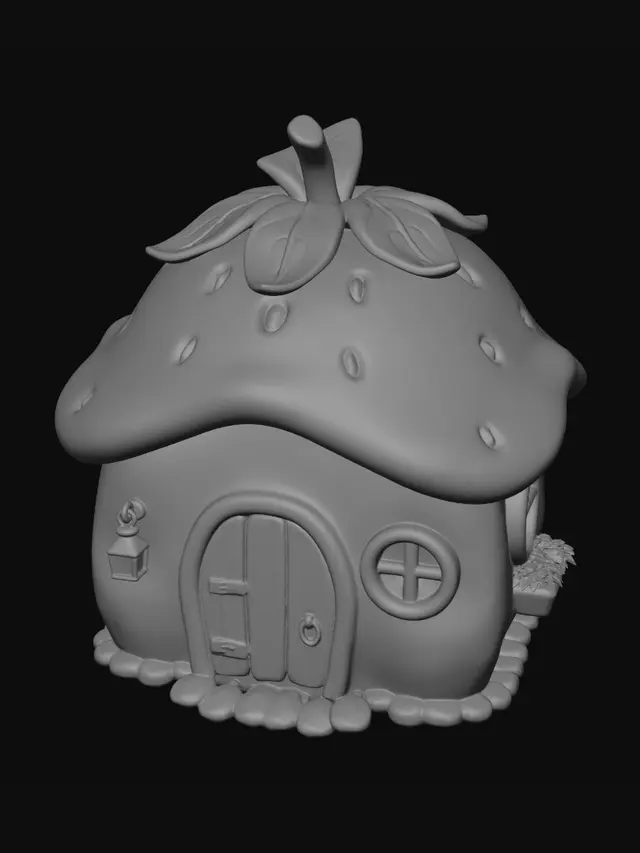 3D model for Strawberry Cottage