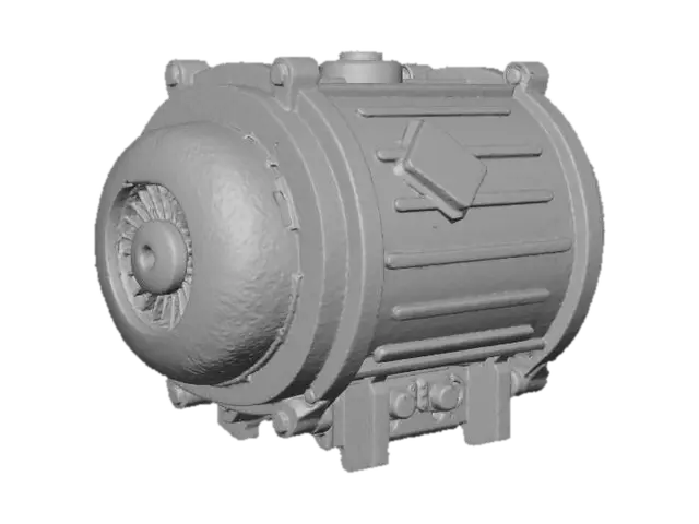 3D model for Rusty Industrial Generator