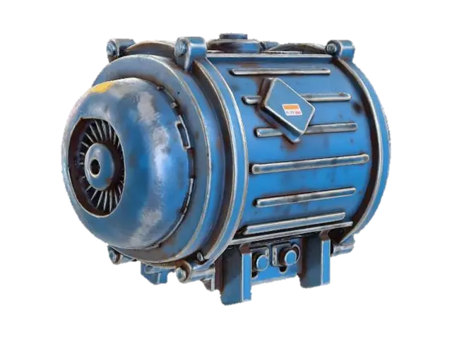 3D model for Rusty Industrial Generator