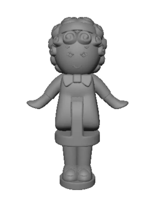 3D model for Pink Princess Playmobil
