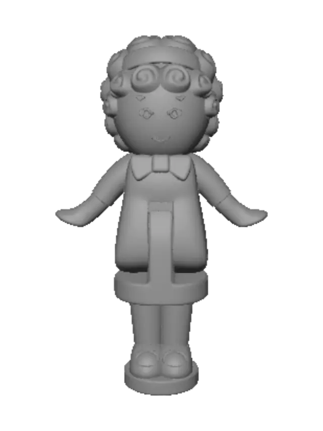 3D model for Pink Princess Playmobil
