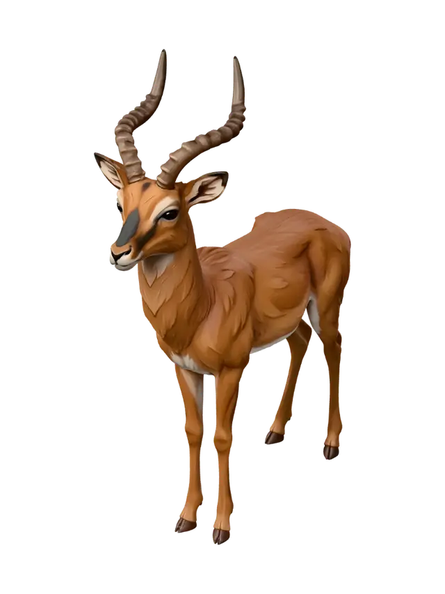 3D model for Amber Antelope