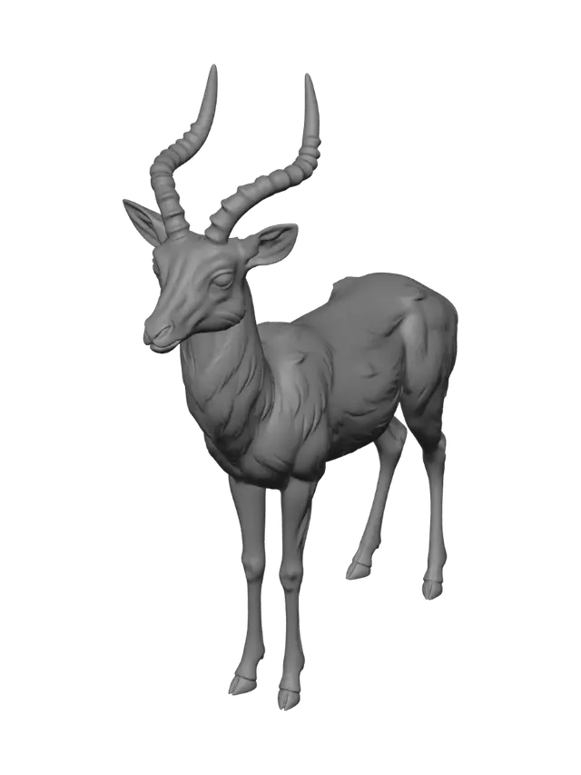 3D model for Amber Antelope