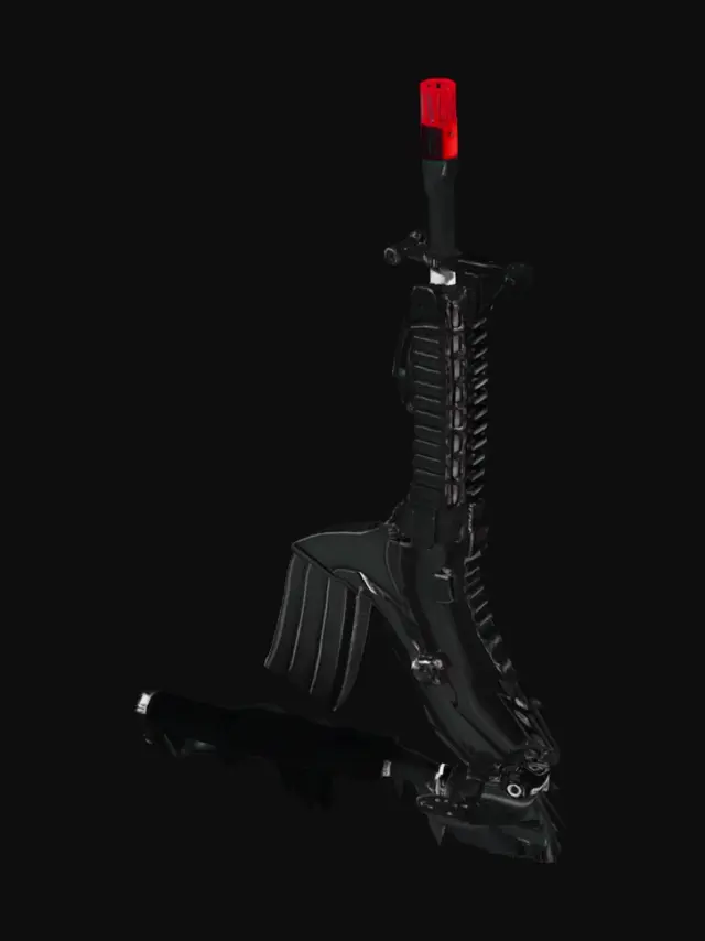 3D model for ultra realistic M4 style assault rifle,