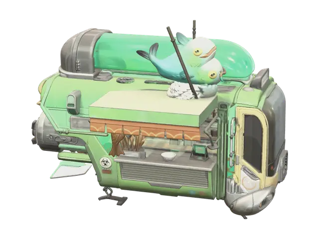 Food Truck - Foodtruck 3D model, vytvořený pomocí AI