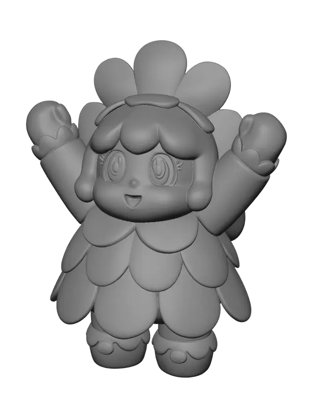 3D model for Ornate Poppy Dandy'S World