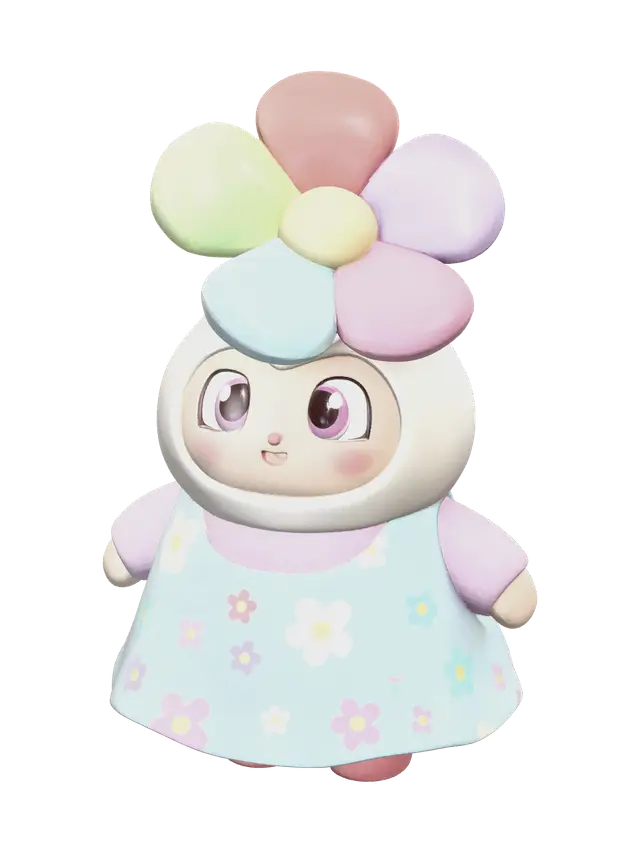 3D model for Fantasy Poppy Dandy'S World