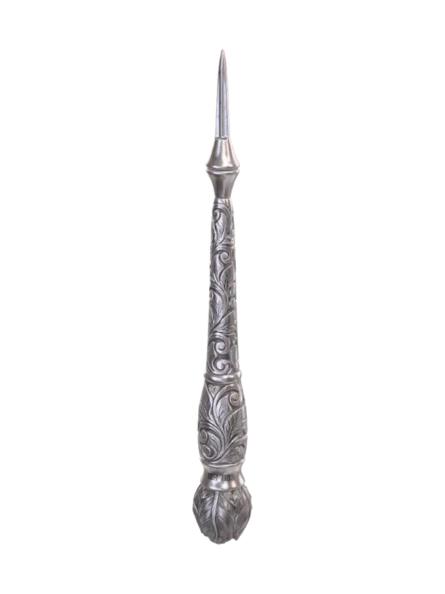 Silver Thorn of Vines 3D model, vytvořený pomocí AI
