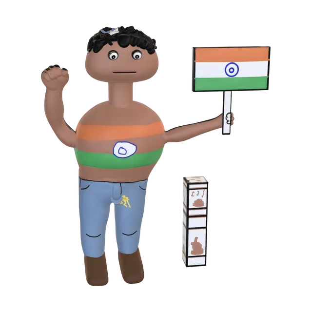 3D model for Saar I Love India