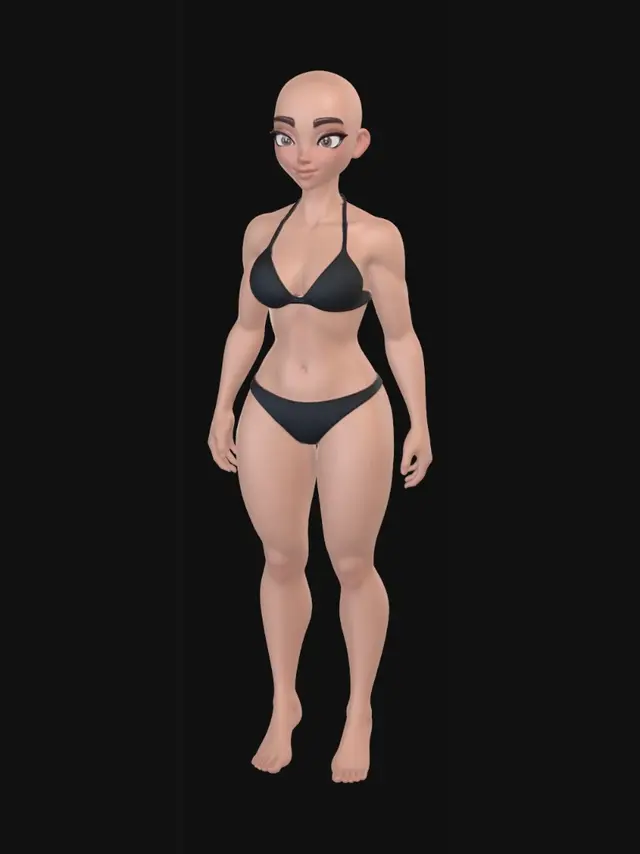 3D model for base mesh stylized