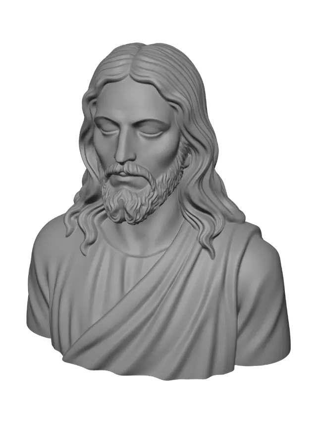3D model for Haloed Jesus Bust