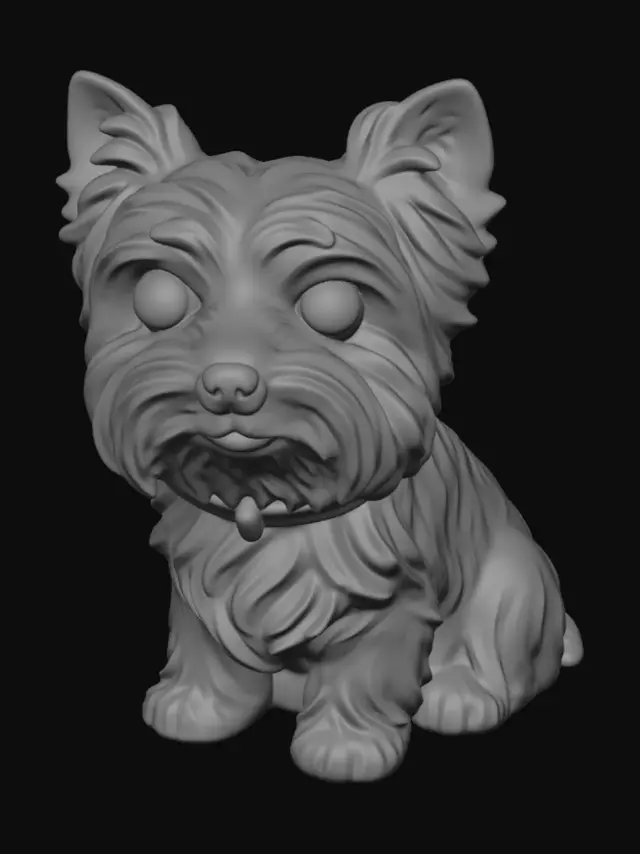 3D model for Snowy Pup